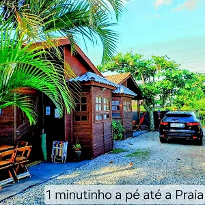 Сasa de vacaciones Pousada Bangalôs Pico do Avião em frente a Ilha do Campeche Próximo ao Aeroporto